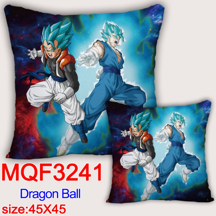 DRAGON BALL Anime square full-color pillow cushion 45X45CM NO FILLING  MQF-3241
