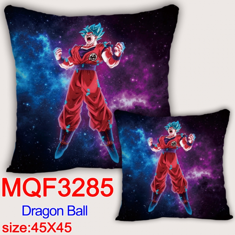 DRAGON BALL Anime square full-color pillow cushion 45X45CM NO FILLING  MQF-3285