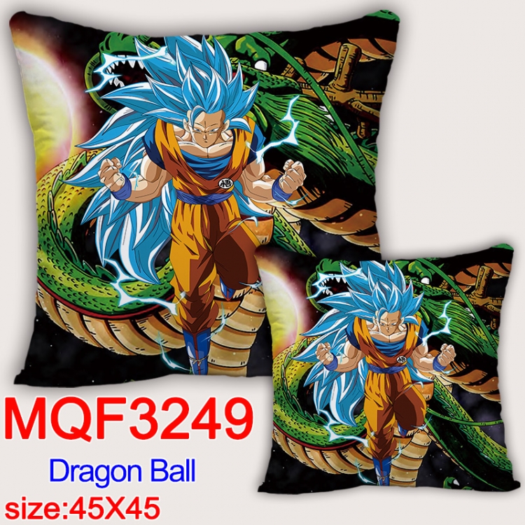 DRAGON BALL Anime square full-color pillow cushion 45X45CM NO FILLING  MQF-3249