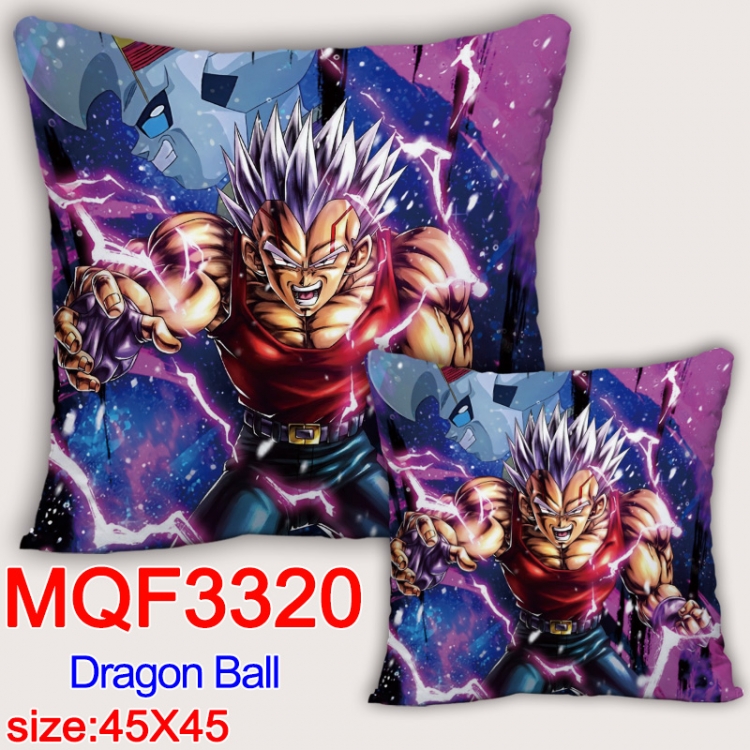 DRAGON BALL Anime square full-color pillow cushion 45X45CM NO FILLING   MQF-3320