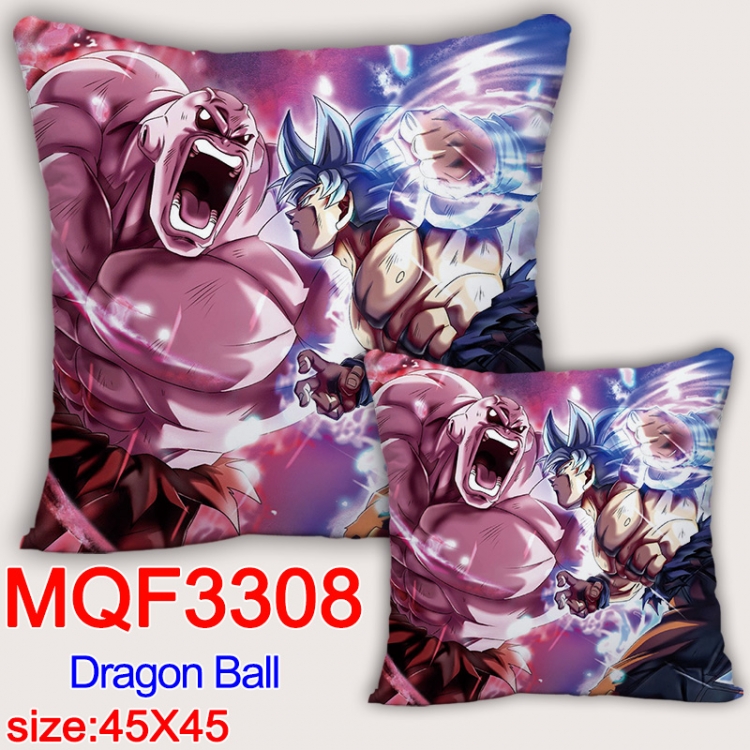 DRAGON BALL Anime square full-color pillow cushion 45X45CM NO FILLING  MQF-3308