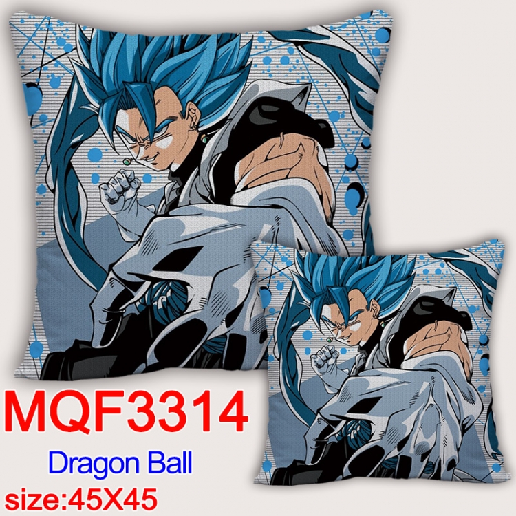 DRAGON BALL Anime square full-color pillow cushion 45X45CM NO FILLING   MQF-3314