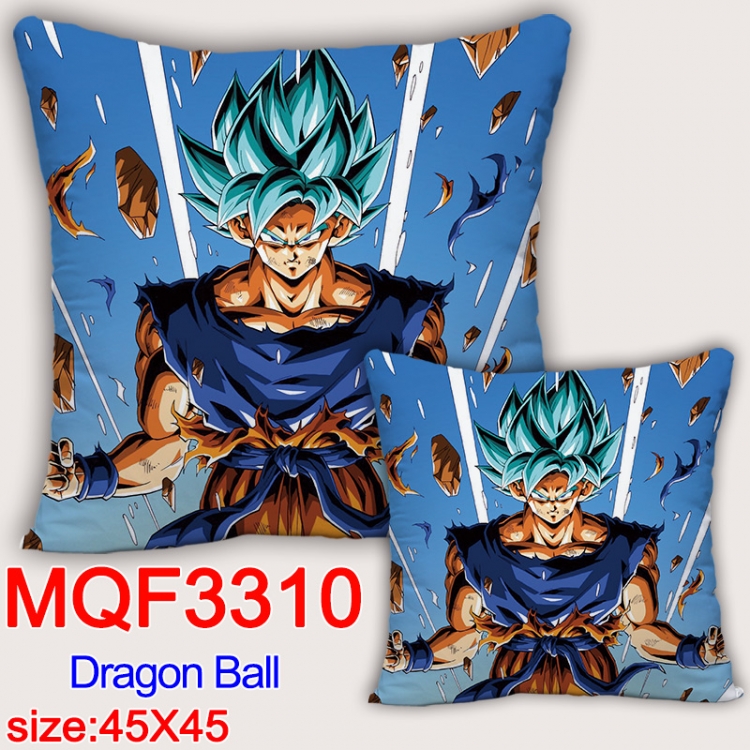 DRAGON BALL Anime square full-color pillow cushion 45X45CM NO FILLING  MQF-3310