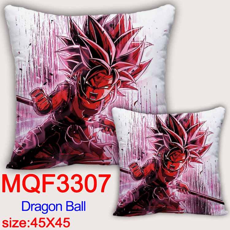 DRAGON BALL Anime square full-color pillow cushion 45X45CM NO FILLING  MQF-3307
