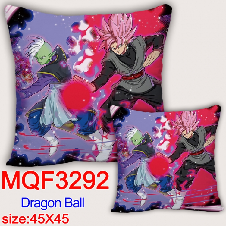 DRAGON BALL Anime square full-color pillow cushion 45X45CM NO FILLING  MQF-3292