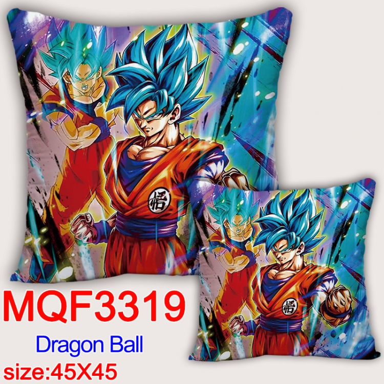 DRAGON BALL Anime square full-color pillow cushion 45X45CM NO FILLING MQF-3319