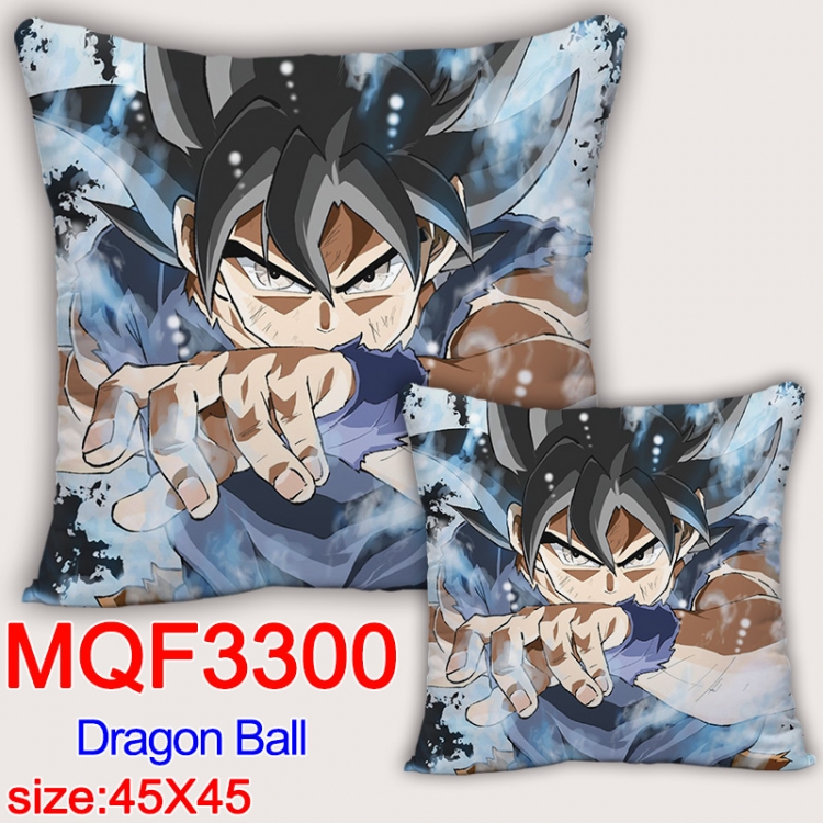 DRAGON BALL Anime square full-color pillow cushion 45X45CM NO FILLING  MQF-3300