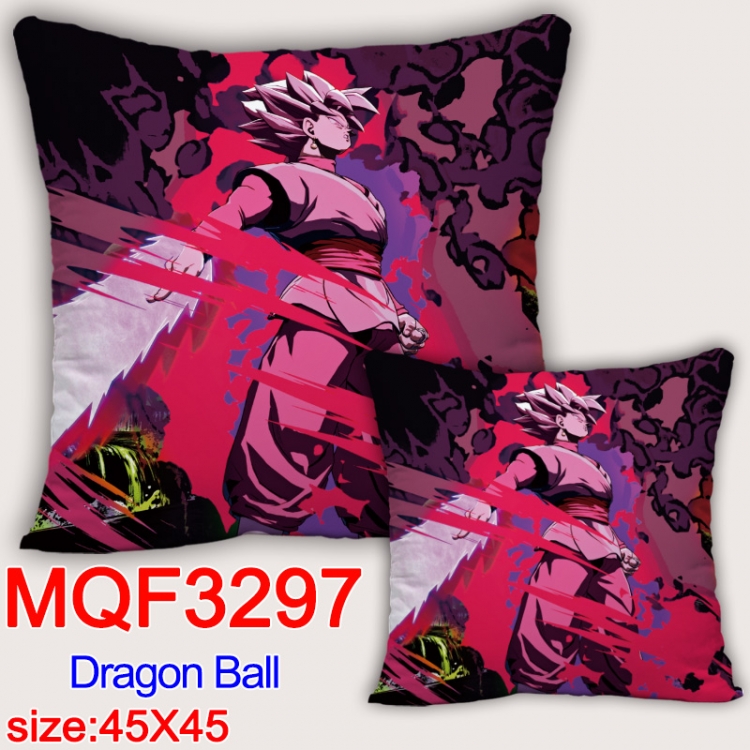 DRAGON BALL Anime square full-color pillow cushion 45X45CM NO FILLING   MQF-3297