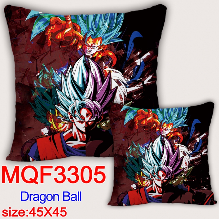 DRAGON BALL Anime square full-color pillow cushion 45X45CM NO FILLING  MQF-3305