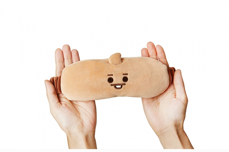 BTS star shading plush eye mask