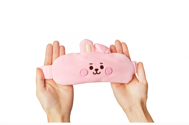 BTS star shading plush eye mask