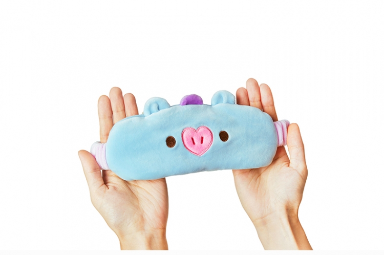 BTS star shading plush eye mask