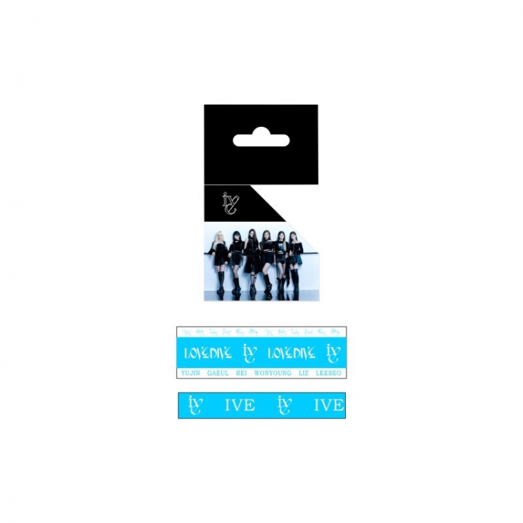 IVE Adhesive tape and paper tape hand account sticker price for 5 pcs ZJD005-6IVE