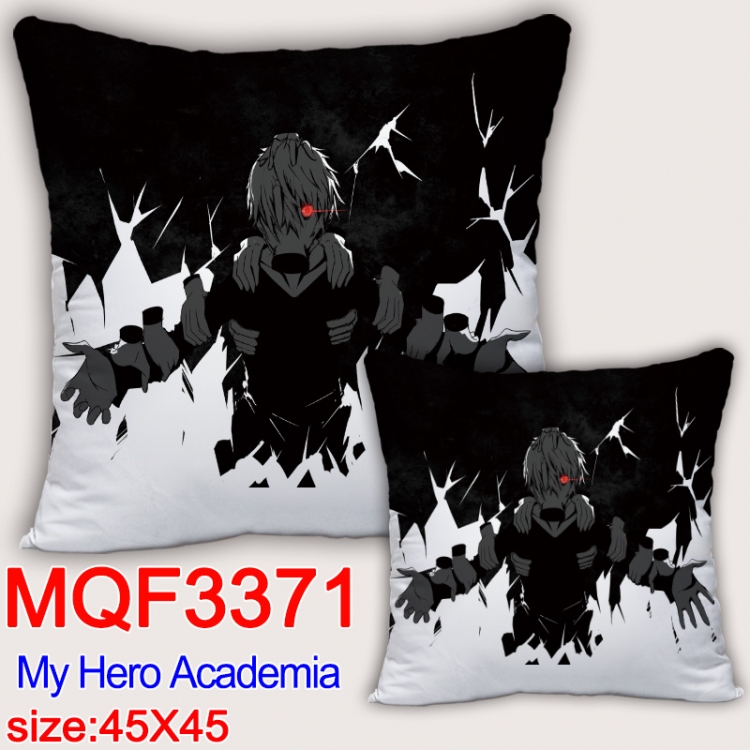 My Hero Academia Anime square full-color pillow cushion 45X45CM NO FILLING  MQF-3371