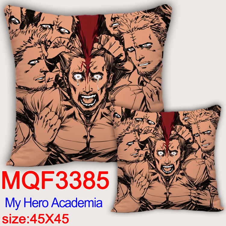 My Hero Academia Anime square full-color pillow cushion 45X45CM NO FILLING  MQF-3385