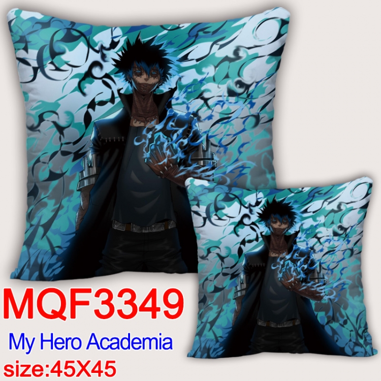 My Hero Academia Anime square full-color pillow cushion 45X45CM NO FILLING  MQF-3349