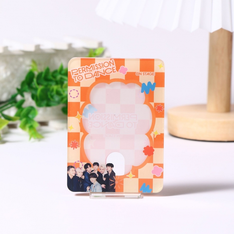 BTS Star surrounding Acrylic card stand display stand card set 7.5X10.5CM price for 2 pcs