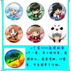 Gintama Anime round Badge Brig...