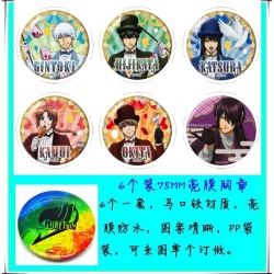 Gintama Anime round Badge Brig...