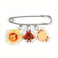 Genshin Impact 3 Pendants Clot...