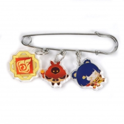 Genshin Impact 3 Pendants Clot...
