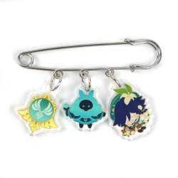 Genshin Impact 3 Pendants Clot...