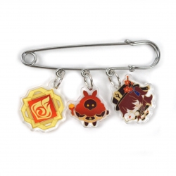 Genshin Impact 3 Pendants Clot...