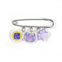 Genshin Impact 3 Pendants Clot...