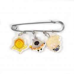 Genshin Impact 3 Pendants Clot...