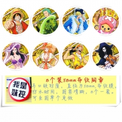 One Piece Anime round Badge cl...