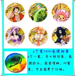 One Piece Anime round Badge Br...
