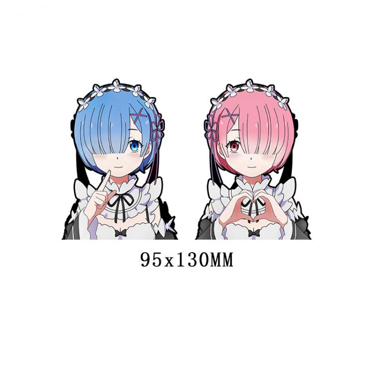 Re:Zero kara Hajimeru Isekai Seikatsu Magic 3D HD variable map car computer animation stickers price for 2 pcs