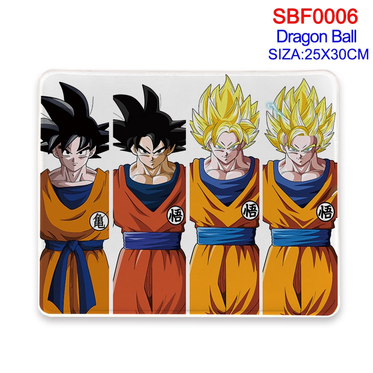 DRAGON BALL Anime peripheral mouse pad 25X30CM  SBF-006