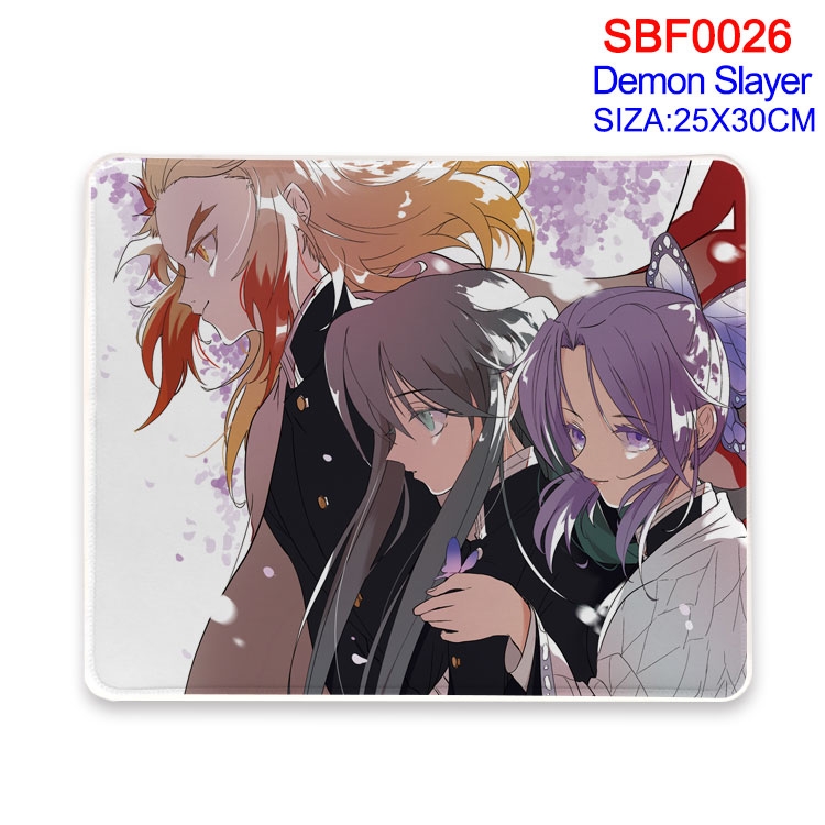 Demon Slayer Kimets Anime peripheral mouse pad 25X30CM SBF-026