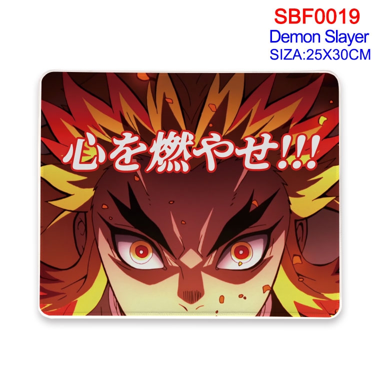 Demon Slayer Kimets Anime peripheral mouse pad 25X30CM SBF-019