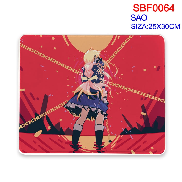 Sword Art Online Anime peripheral mouse pad 25X30CM SBF-064