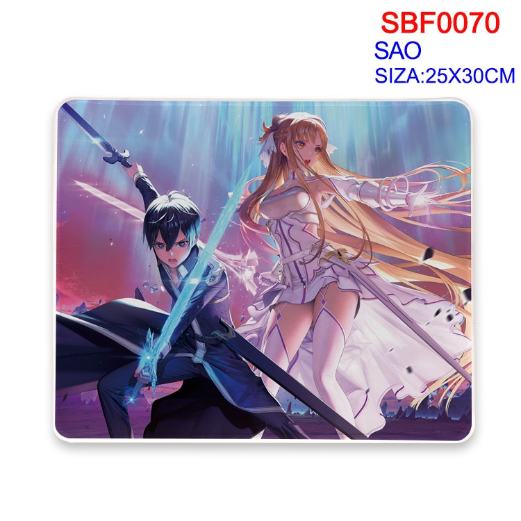 Sword Art Online Anime peripheral mouse pad 25X30CM SBF-070