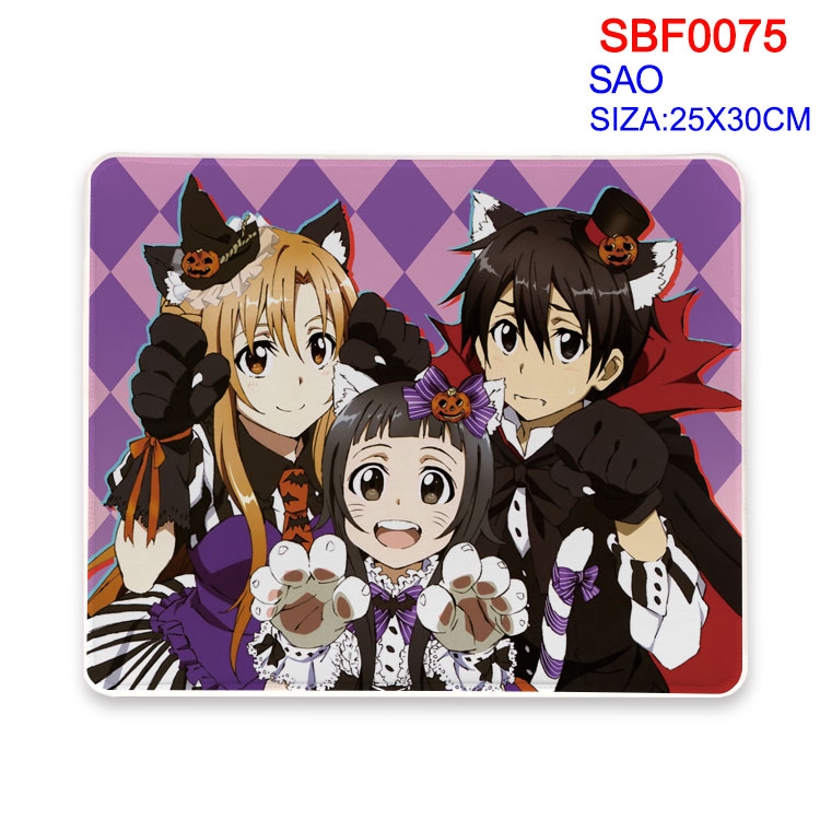 Sword Art Online Anime peripheral mouse pad 25X30CM SBF-075
