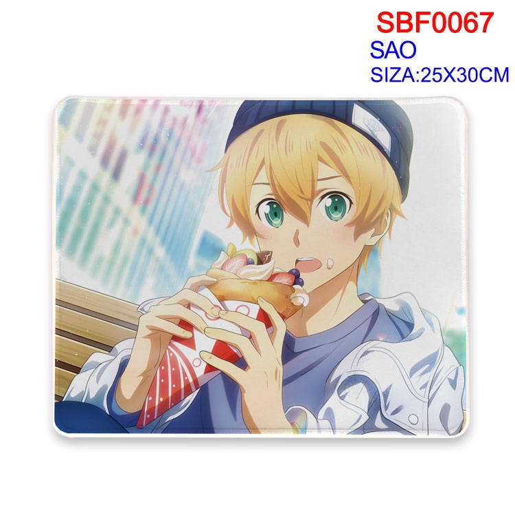 Sword Art Online Anime peripheral mouse pad 25X30CM SBF-067