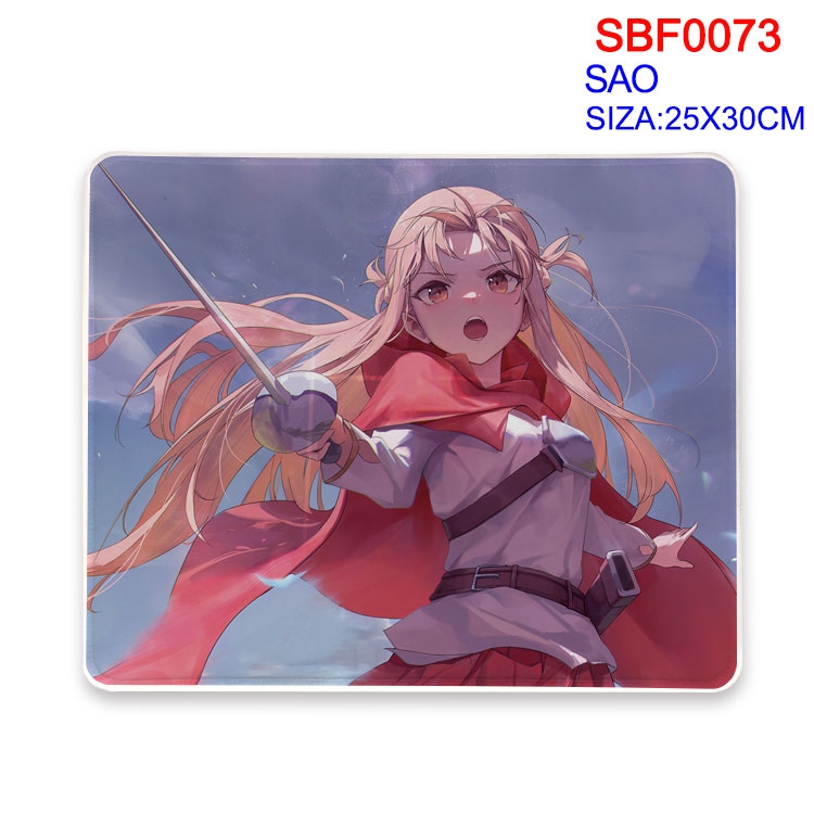 Sword Art Online Anime peripheral mouse pad 25X30CM SBF-073