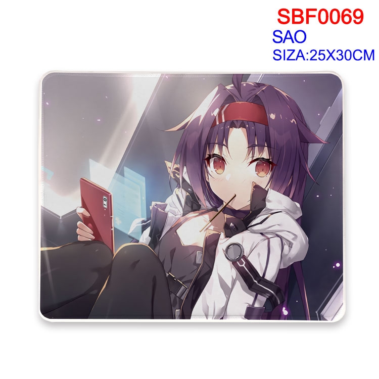 Sword Art Online Anime peripheral mouse pad 25X30CM SBF-069