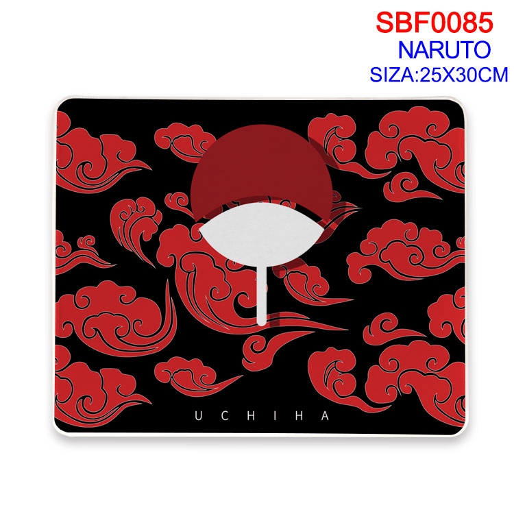 Naruto Anime peripheral mouse pad 25X30CM  SBF-085
