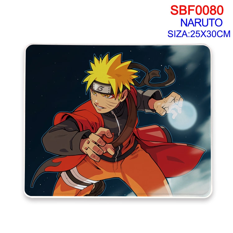 Naruto Anime peripheral mouse pad 25X30CM  SBF-080