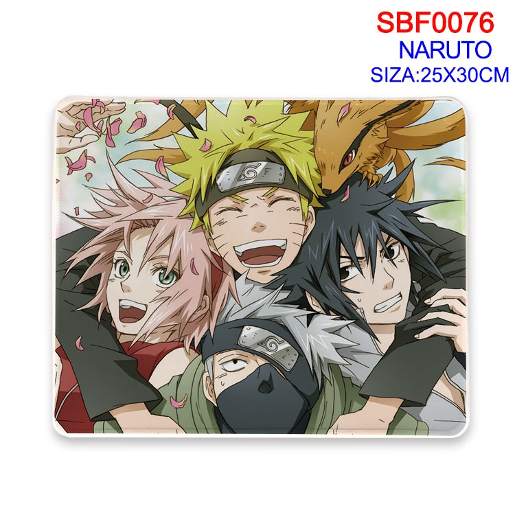 Naruto Anime peripheral mouse pad 25X30CM SBF-076