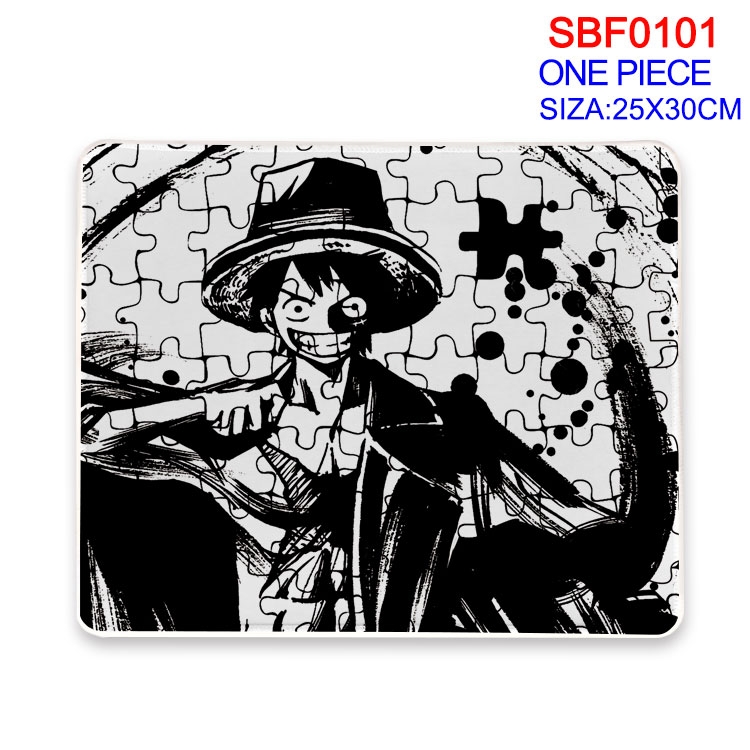 One Piece Anime peripheral mouse pad 25X30CM  SBF-101