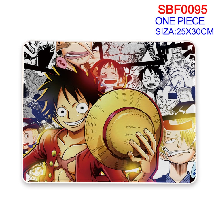 One Piece Anime peripheral mouse pad 25X30CM  SBF-095