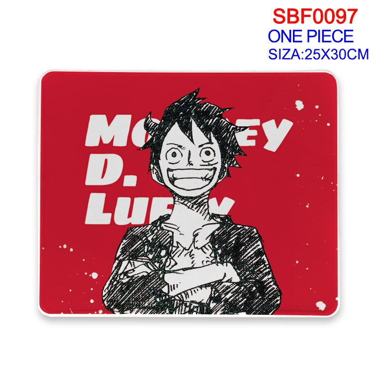 One Piece Anime peripheral mouse pad 25X30CM SBF-097