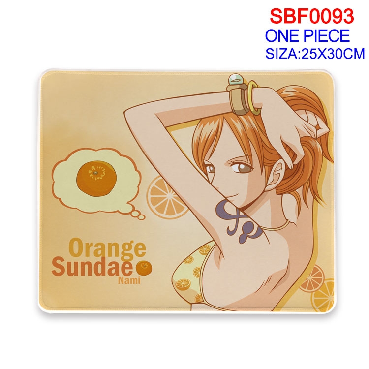 One Piece Anime peripheral mouse pad 25X30CM SBF-093