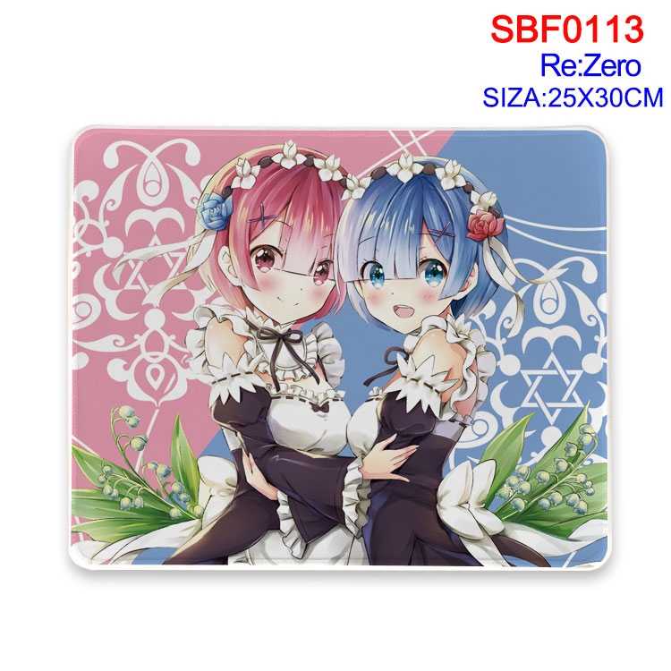 Re:Zero kara Hajimeru Isekai Seikatsu Anime peripheral mouse pad 25X30CM  SBF-113