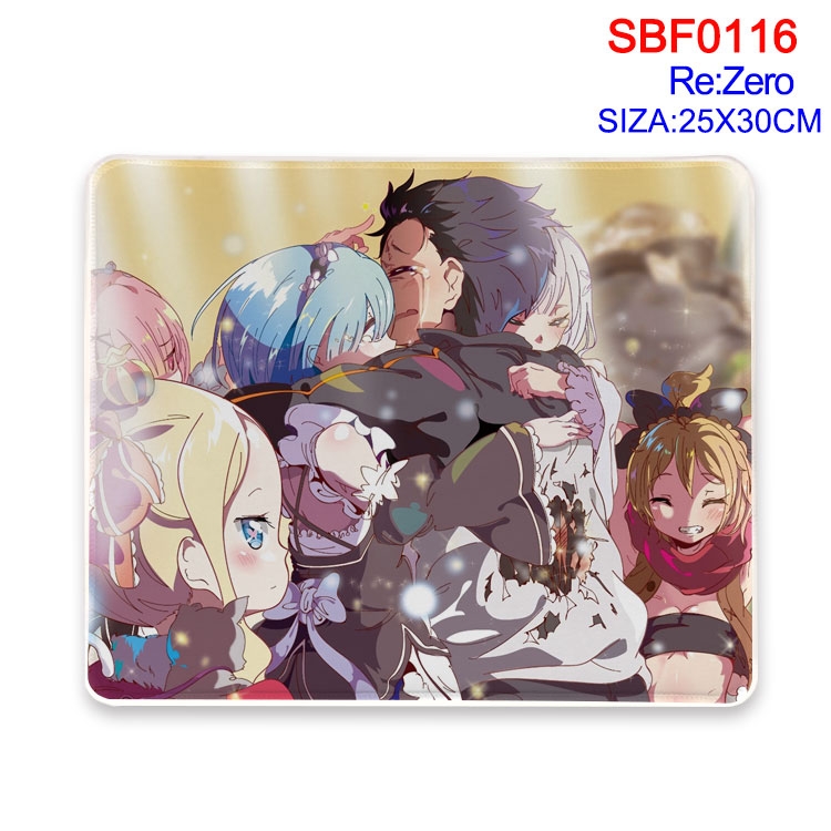 Re:Zero kara Hajimeru Isekai Seikatsu Anime peripheral mouse pad 25X30CM  SBF-116